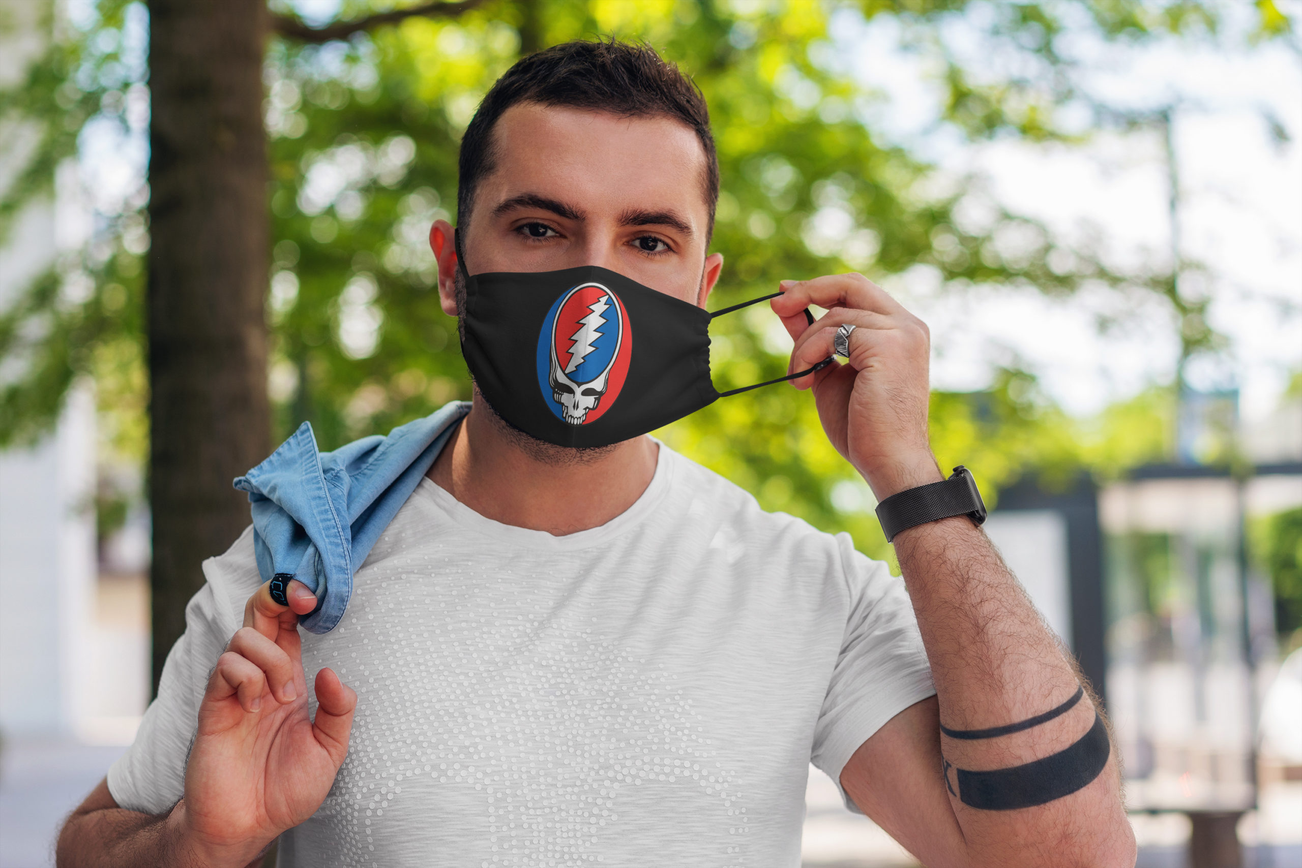 Rock band grateful dead anti pollution face mask - maria