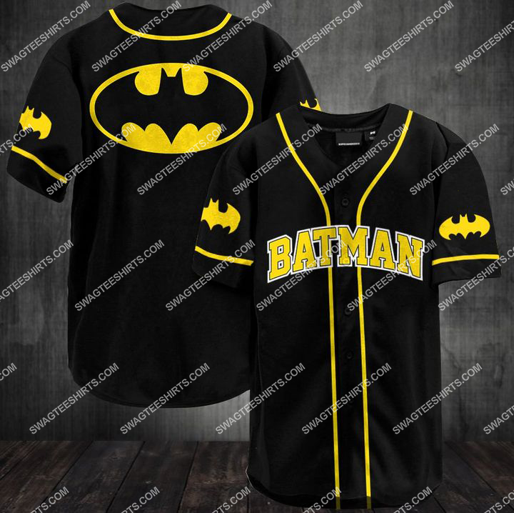 [highest selling] batman movie full printing baseball shirt – maria