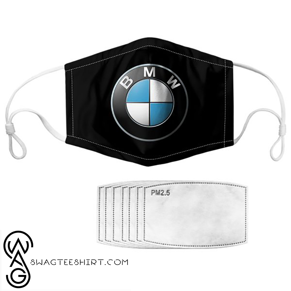 BMW symbol all over printed face mask