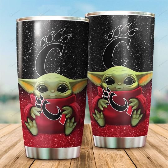 Cincinnati Bearcats Baby Yoda Tumbler – LIMITED EDITION