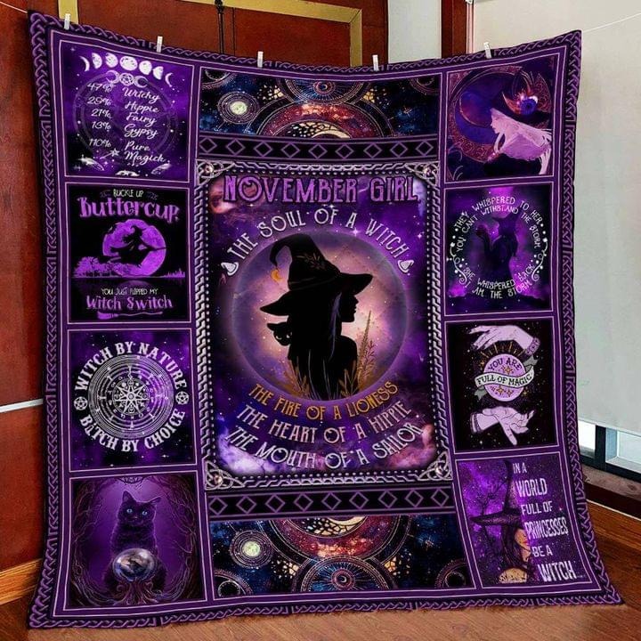 November girl the soul of the witch the fire of the lioness QUILT – LIMITED EDITION