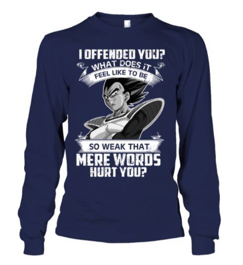 Vegeta mere words sweater