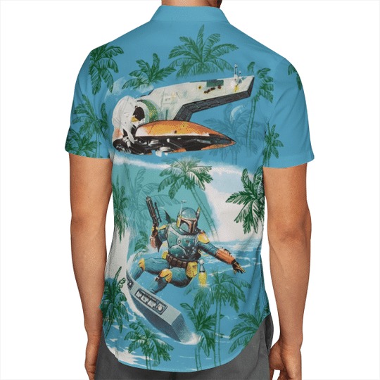 Star Wars Boba Fett Aloha Hawaiian Shirt 1