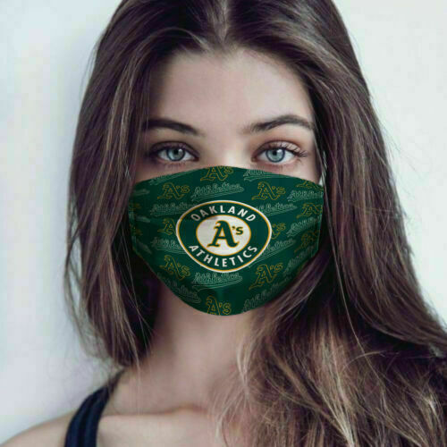 MLB oakland athletics anti pollution face mask - maria