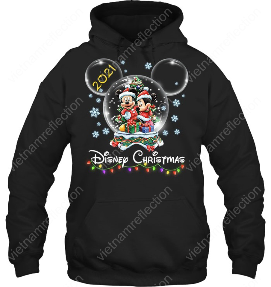 Mickey and Miley 2021 Disney Christmas hoodie