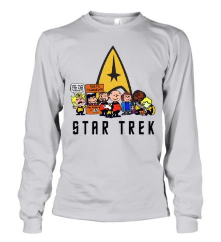 Star Trek Peanuts long sleeve tee