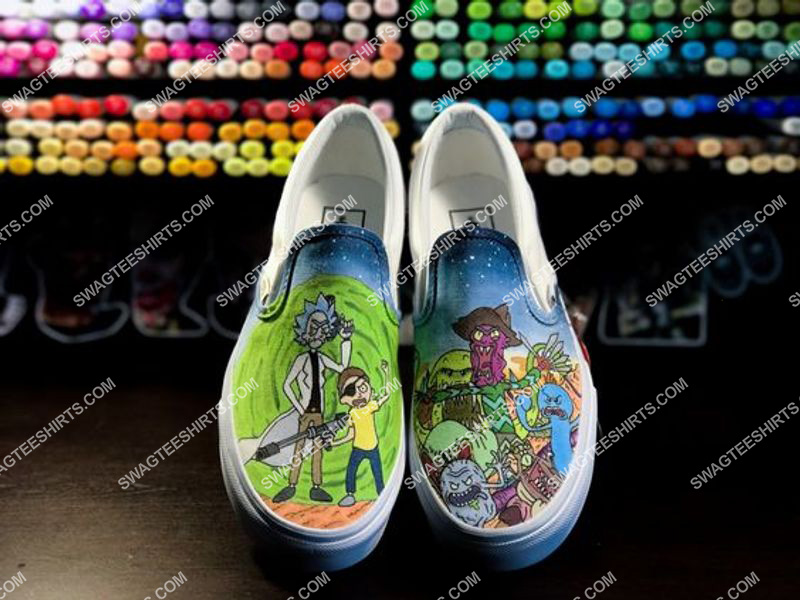 rick and morty movie slip on shoes 2(1)