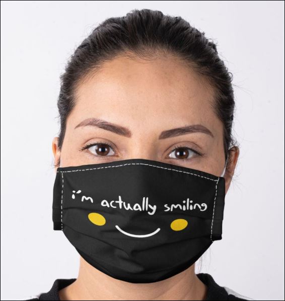 I’m actually smiling anti pollution face mask - maria
