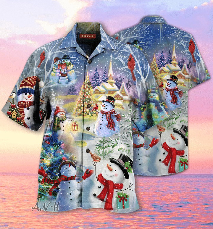 Amazing christmas snowman unisex hawaiian shirt - Saleoff 281020