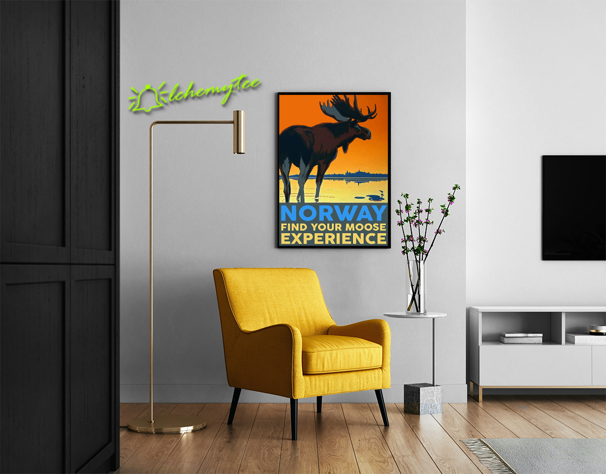 Norway find your moose experience poster 2