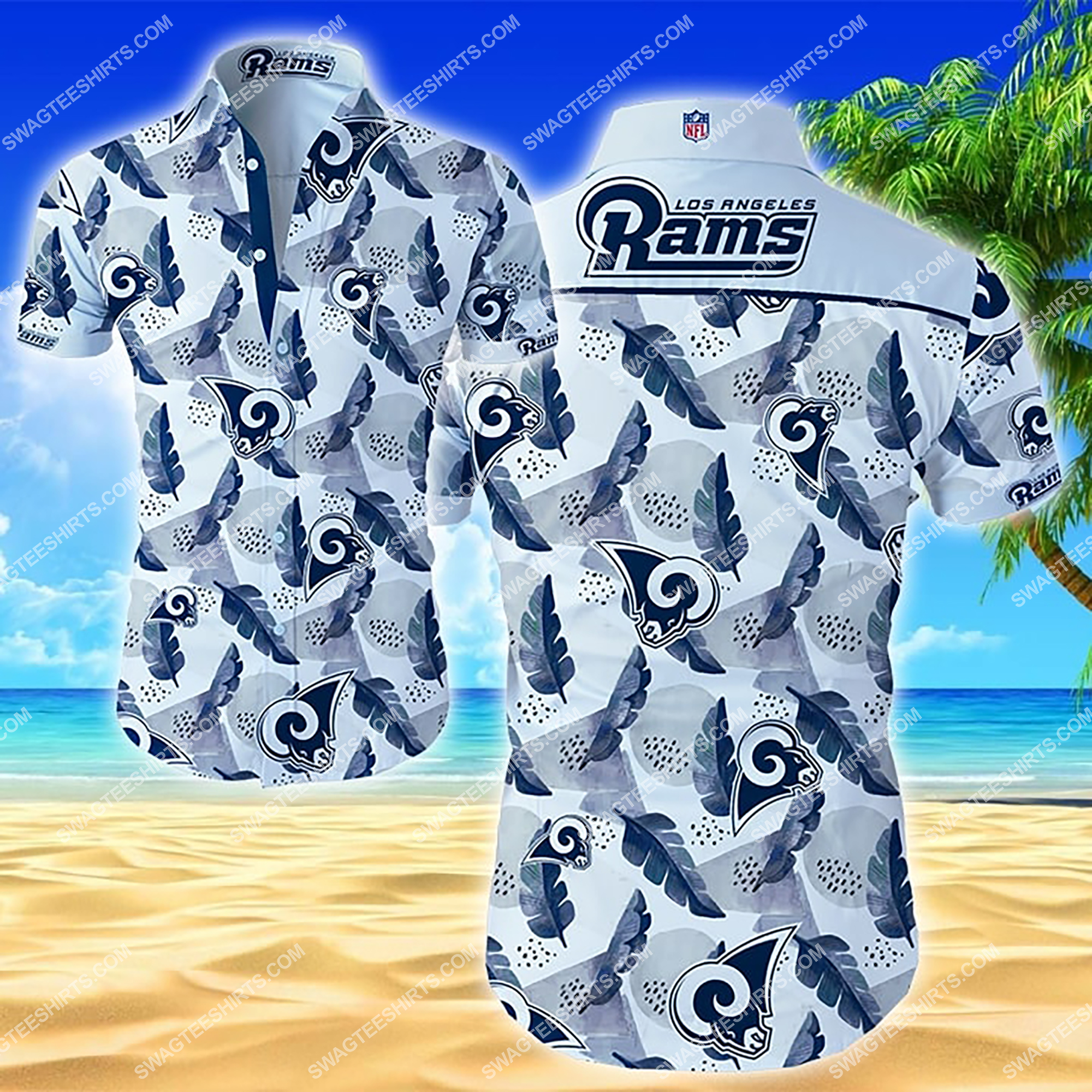 [highest selling] national football league los angeles rams hawaiian shirt – maria