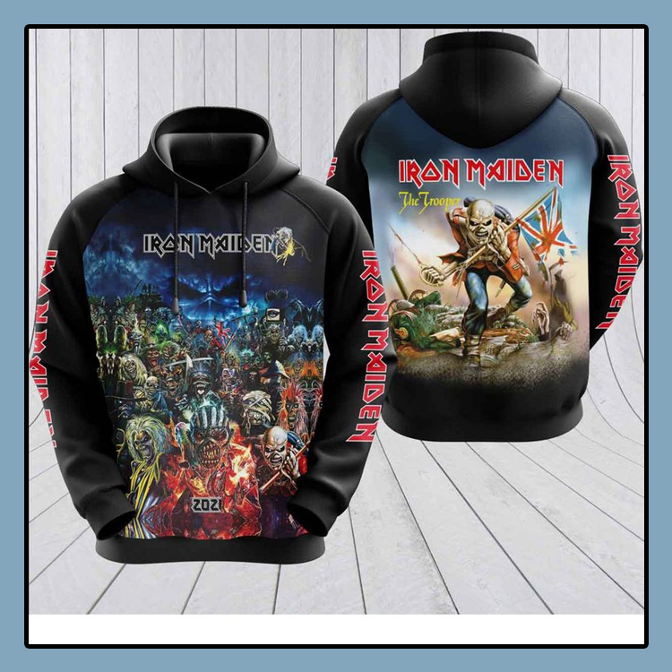 Iron Maiden 3d over print hoodie