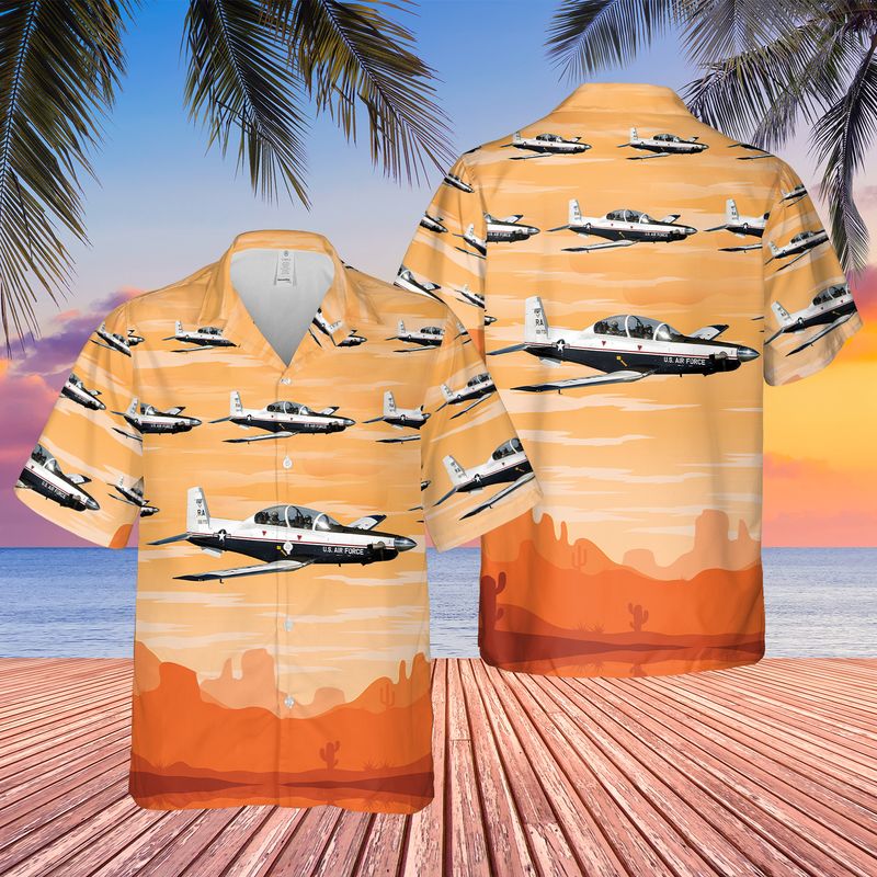 US Air force beechcraft t-6 texan II hawaiian shirt – LIMITED EDITION