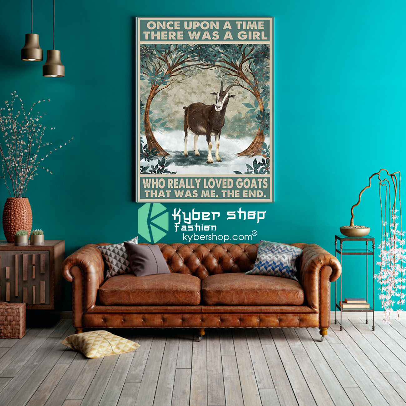 Once upon a time there was a girl who really loved goats poster8