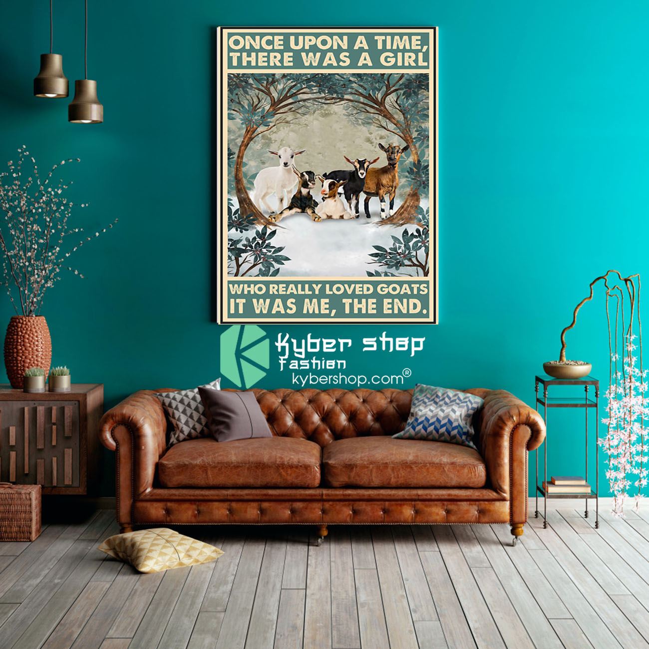 Once upon a time there was a girl who really loved goats poster8