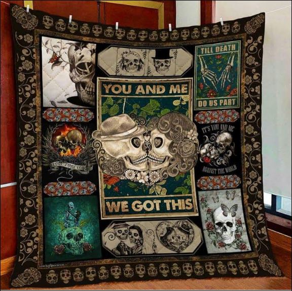Skull you and me we got this 3D quilt – dnstyles