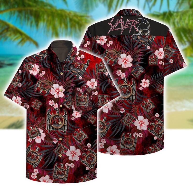 Slayer hawaii hawaiian shirt
