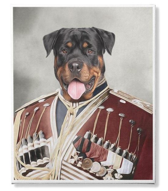 Photo Canvas Custom Dog and Pet 2
