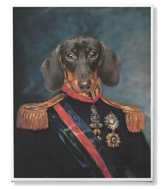 Photo Canvas Custom Dog and Pet