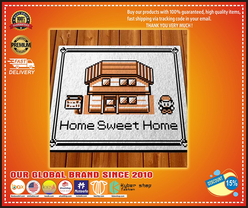 Pokemon game home sweet home doormat – LIMITED EDITION