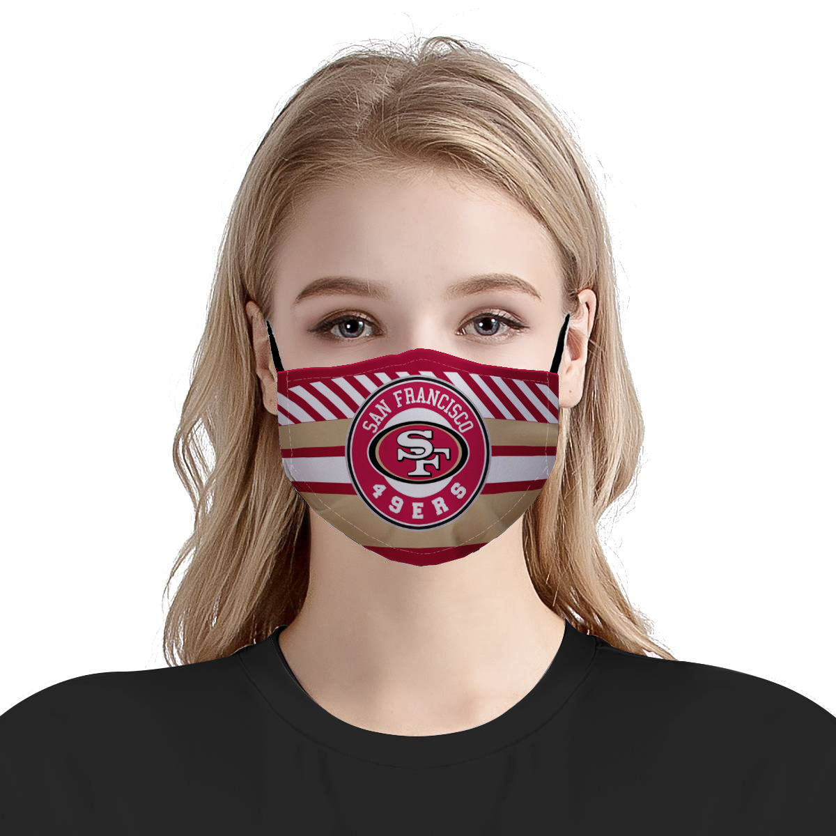 San francisco 49ers nfl anti pollution face mask