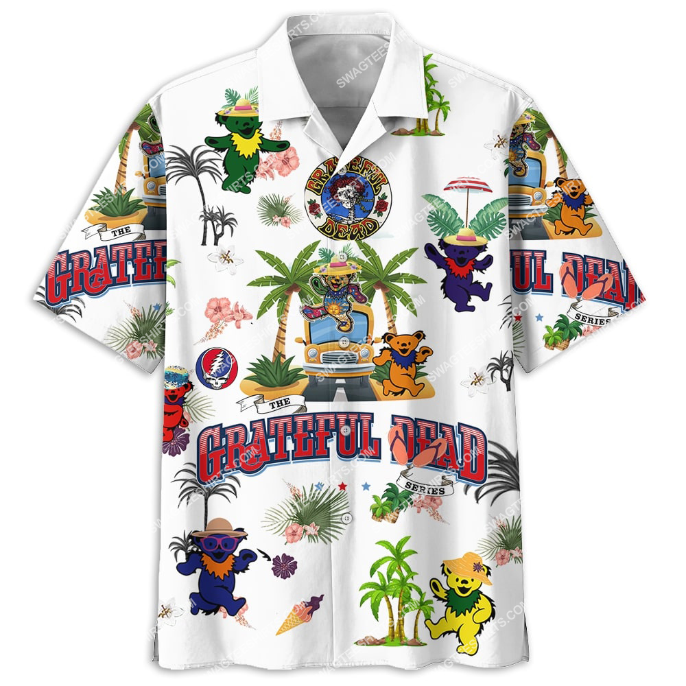 [highest selling] grateful dead on the beach summer full printing hawaiian shirt – maria