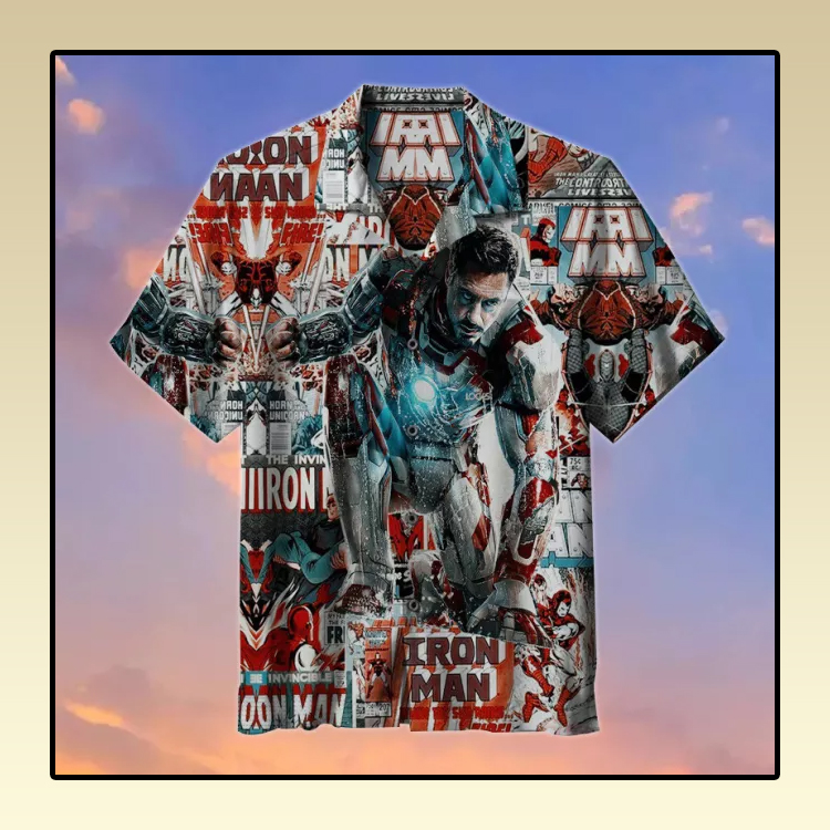 Iron Man Commemorative Hawaiian Shirt2