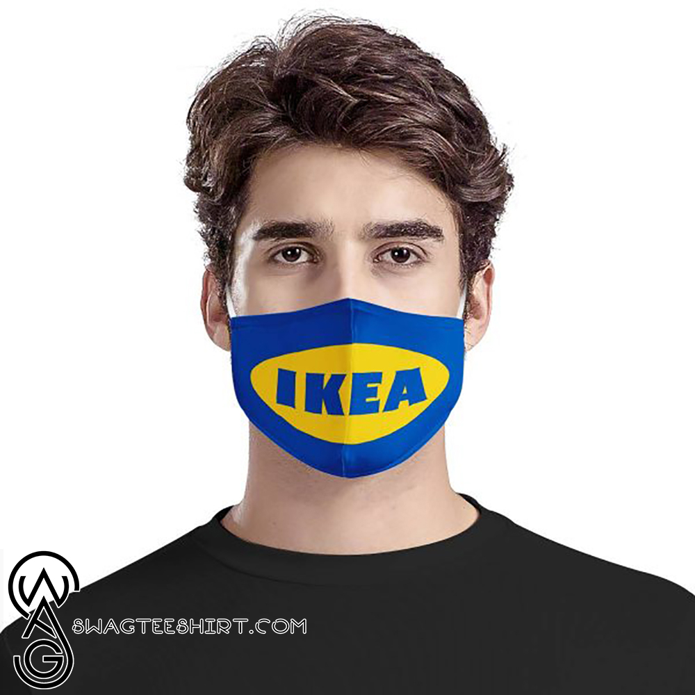 Ikea symbol all over printed face mask