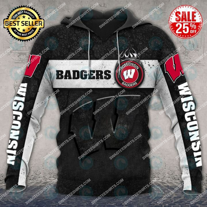 [highest selling] the wisconsin badgers football all over printed shirt – maria