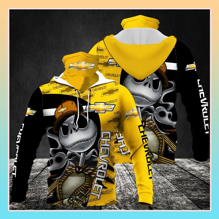 Chevrolet Jack Skelling 3d Hoodie mask