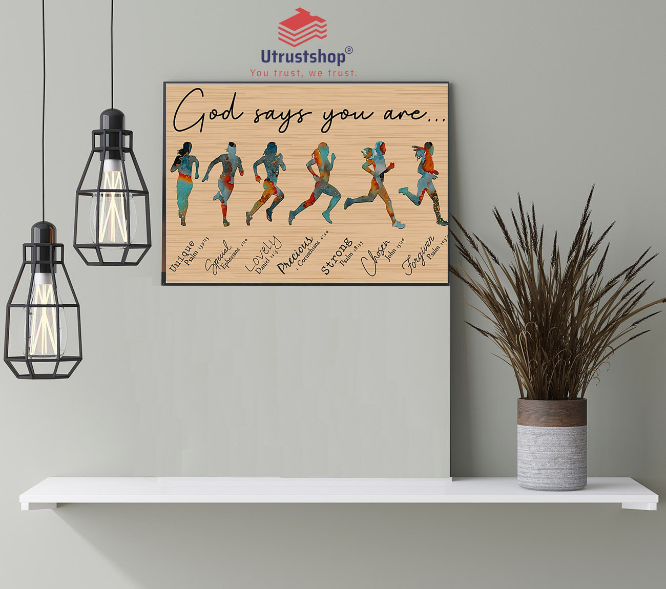 Running god says you are poster