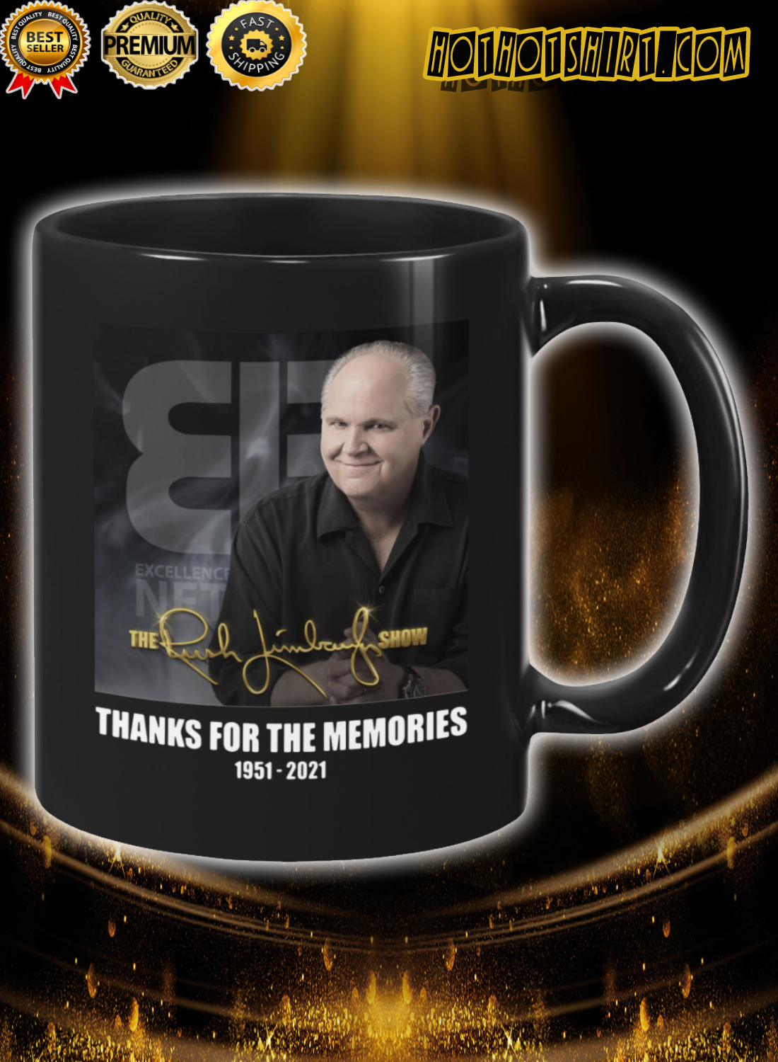 Rush Limbaugh thanks for the memories mug