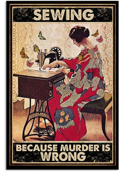 Sewing murder wrong poster