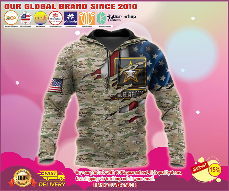 Us army veteran camo american flag 3d all over printed hoodie 3
