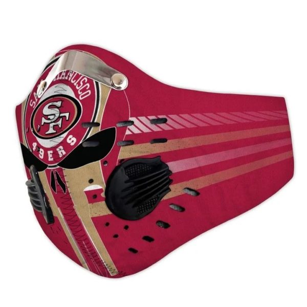San francisco 49ers filter face mask