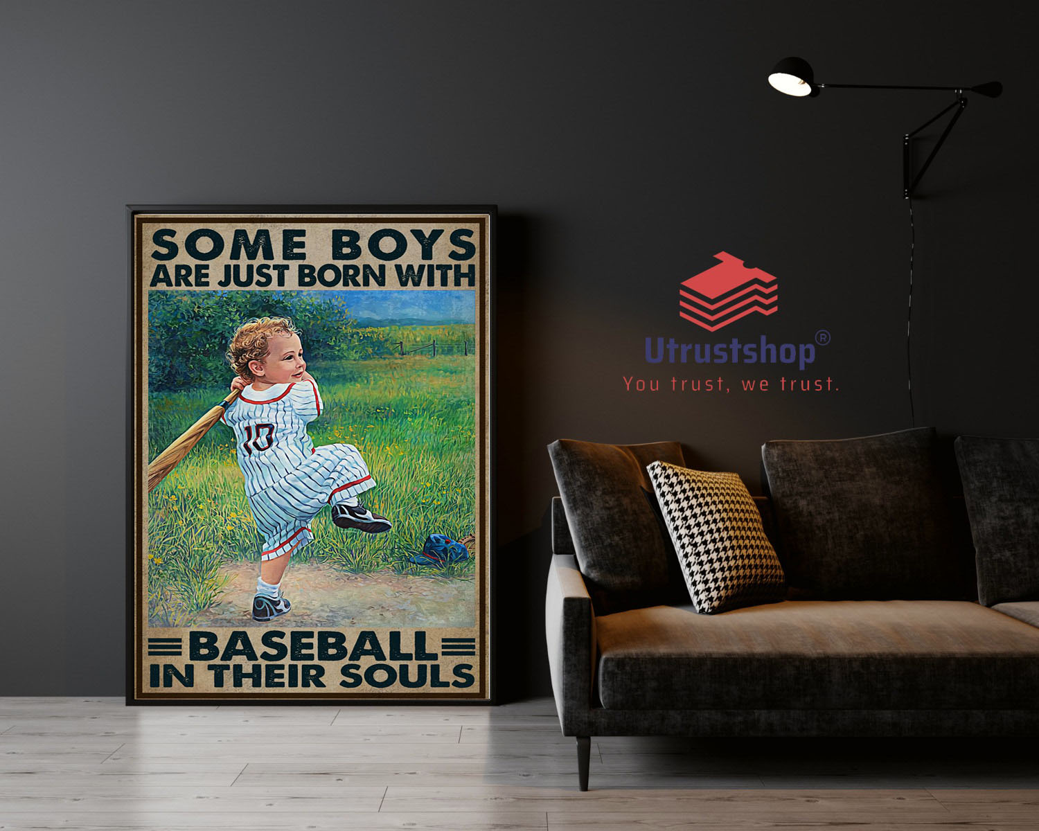 Some boys are just born with baseball in their souls poster2
