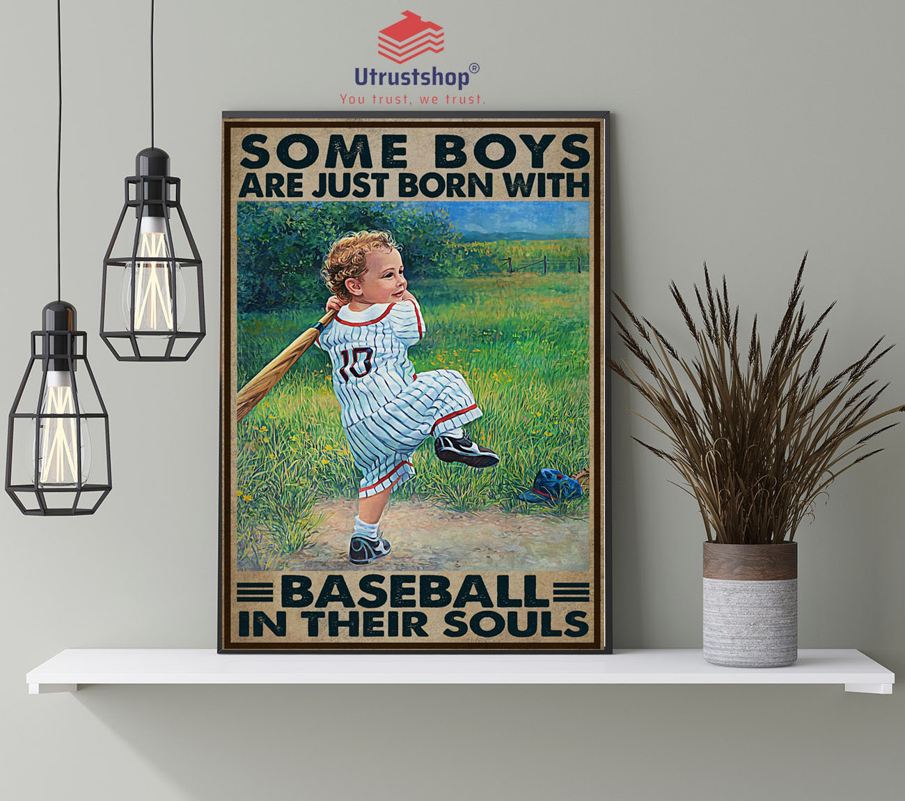 Some boys are just born with baseball in their souls poster4