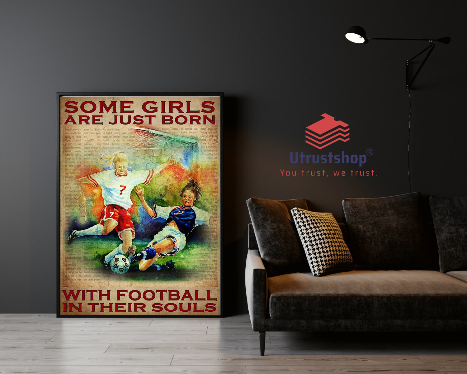 Some girls are just born with football in their souls poster2