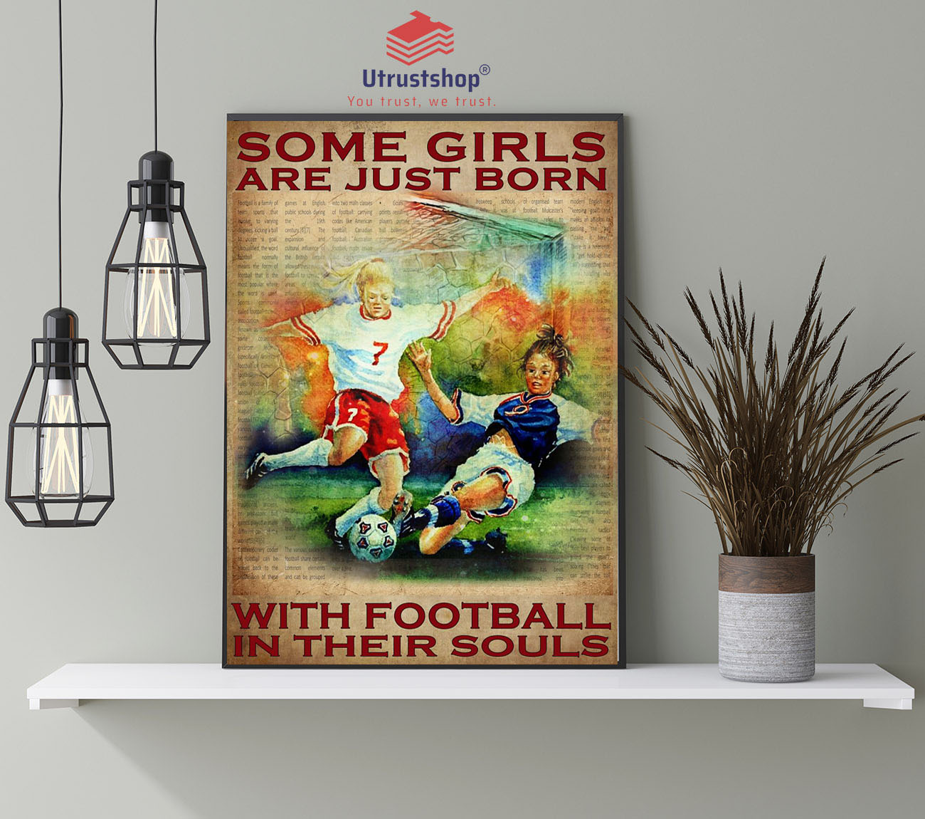 Some girls are just born with football in their souls poster4
