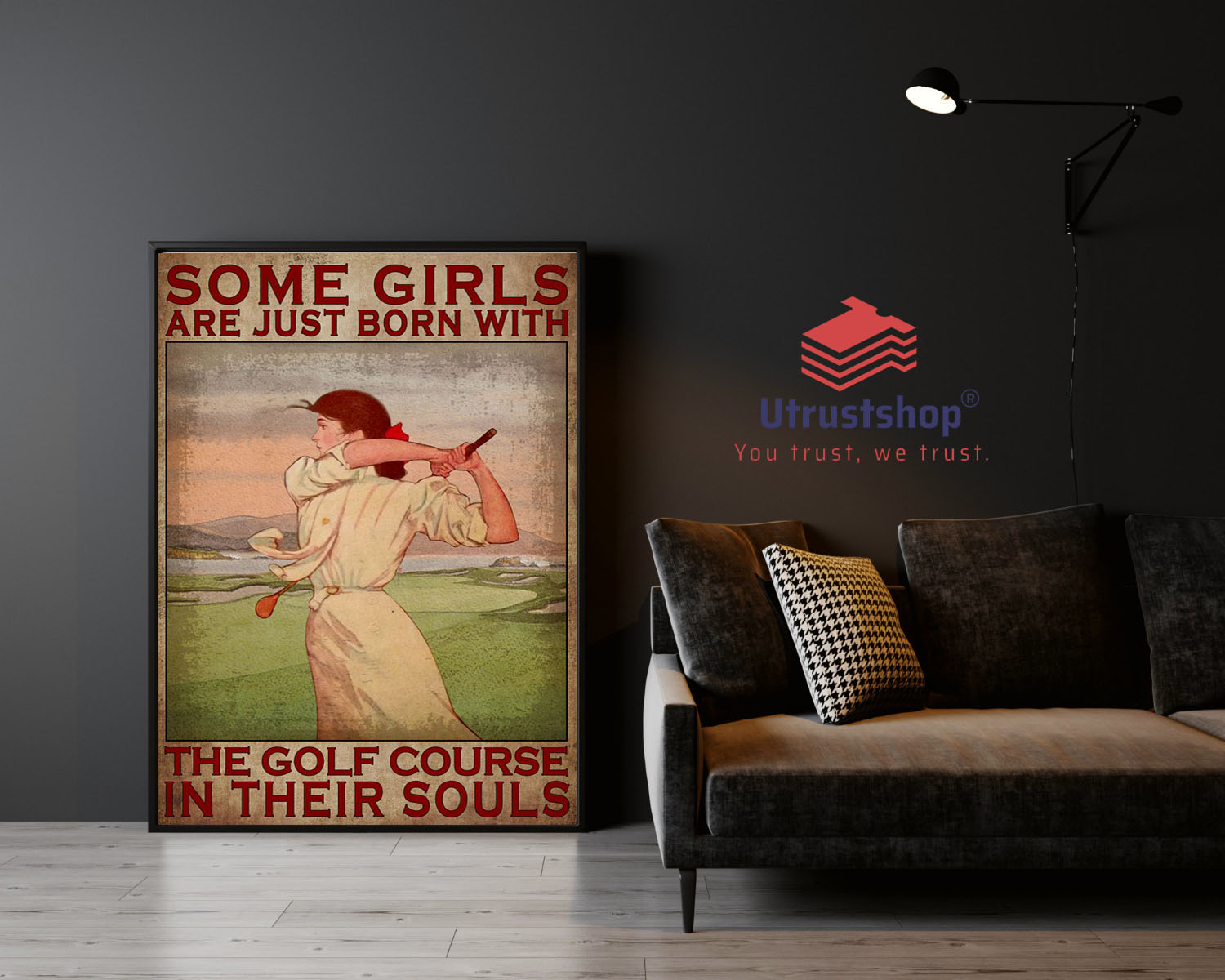 Some girls are just born with the golf course in their souls poster2
