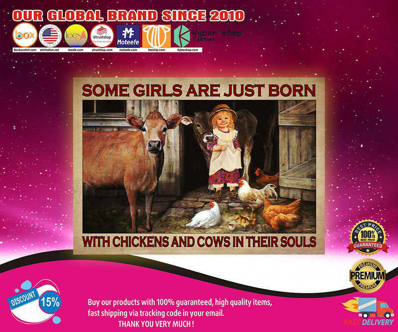 Some girs are just born with chickens and cows in their souls poster2