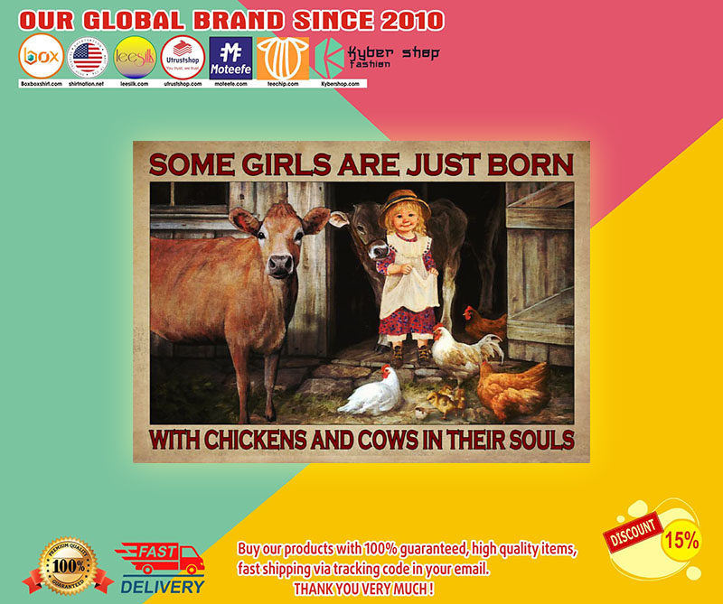 Some girs are just born with chickens and cows in their souls poster3