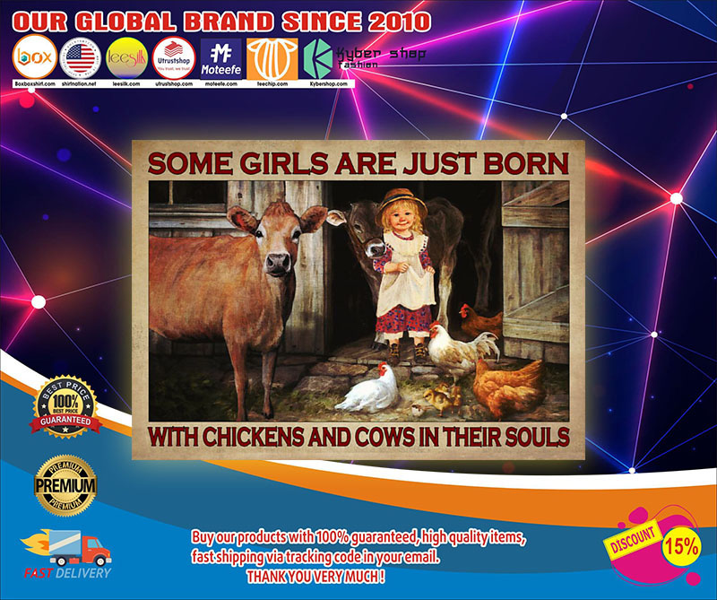 Some girs are just born with chickens and cows in their souls poster4