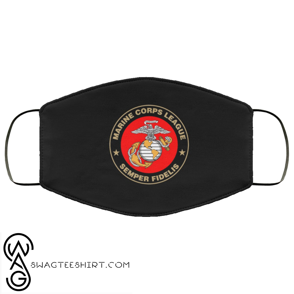 Marine corps league semper fidelis all over printed face mask