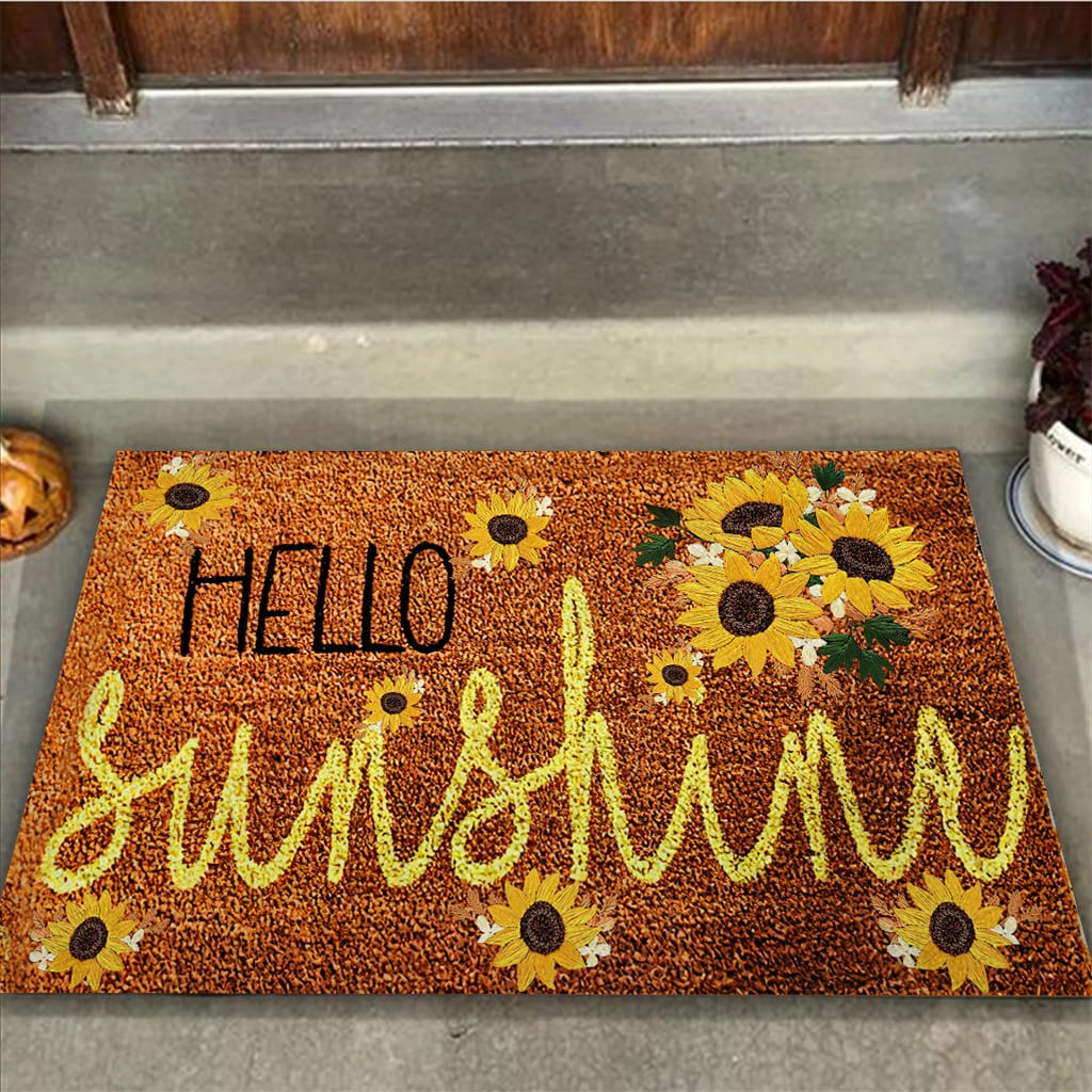 Sunflower Hello sunshine Doormat2