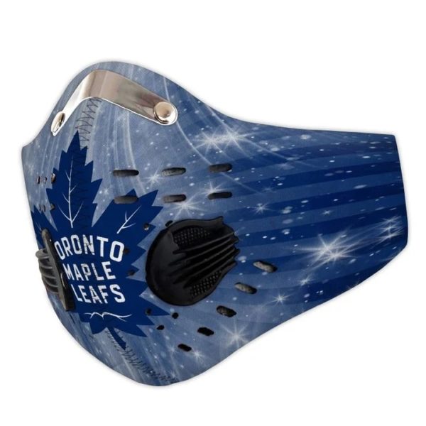 Toronto maple leafs filter face mask