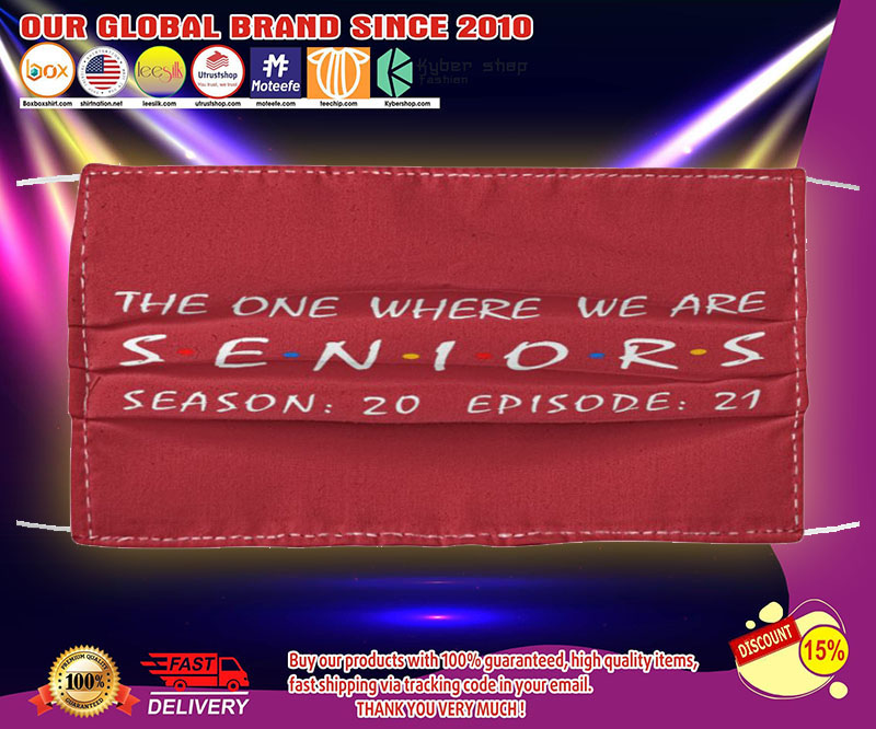 The one where we are seniors season 20 episode 21 face mask 3
