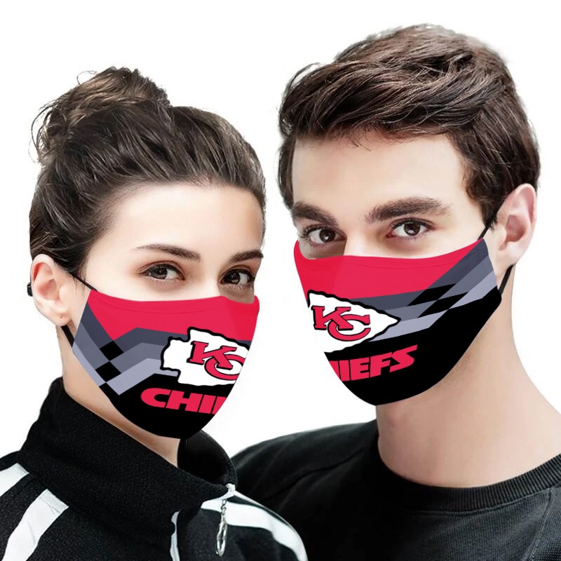 NFL kansas city chiefs anti pollution face mask - maria