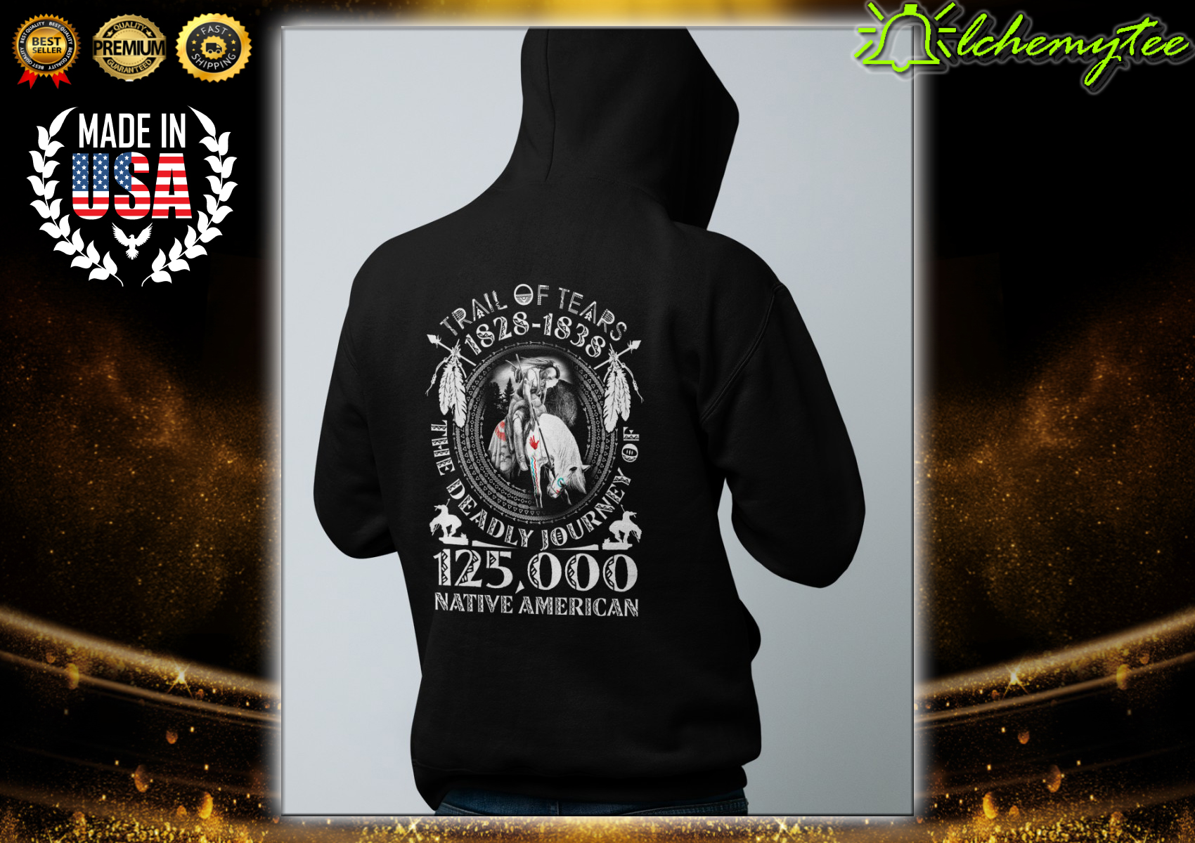 Trail Of Tears 1828 1838 The Deadly Journey Of 125000 Native American Shirt