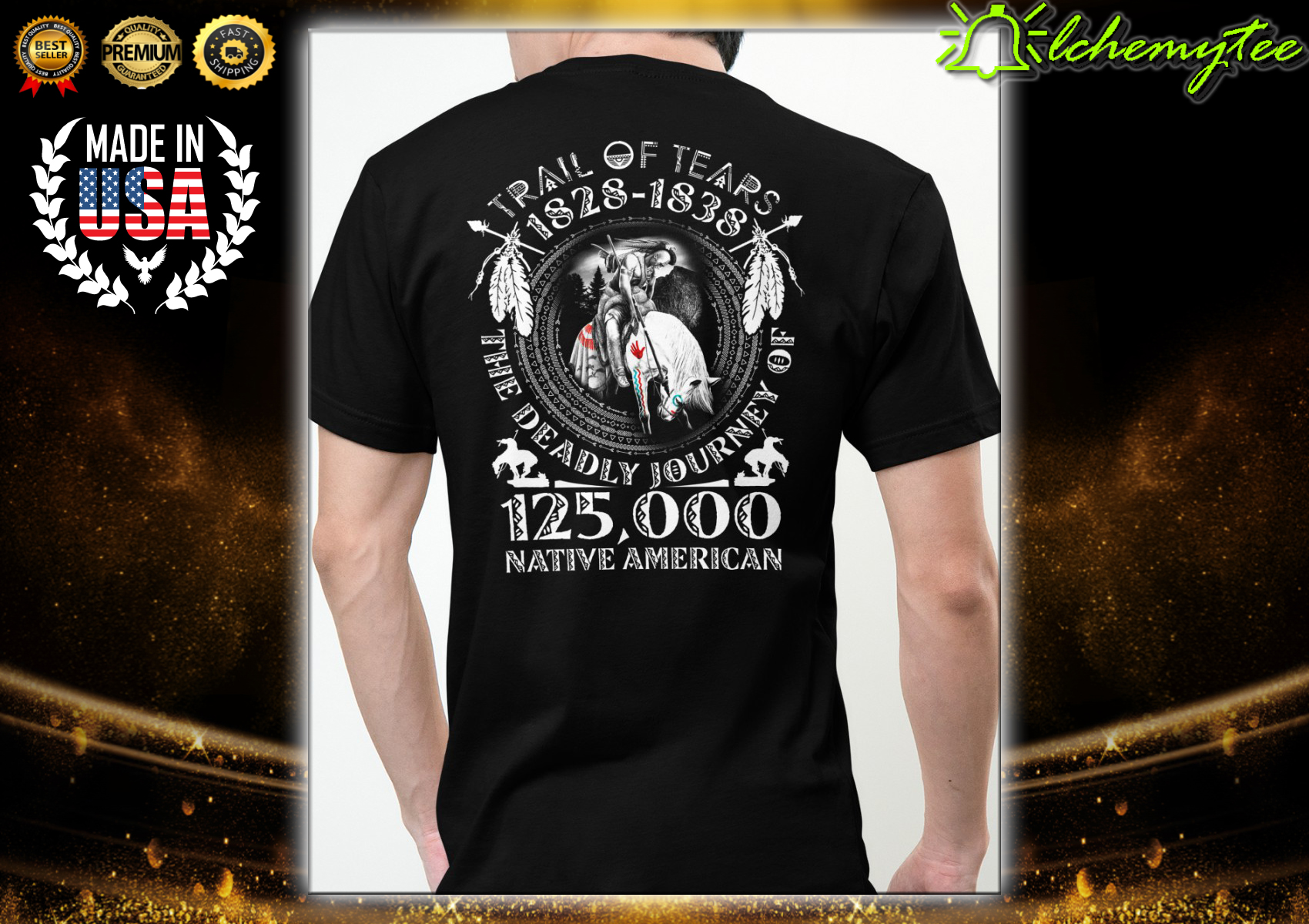 Trail Of Tears 1828 1838 The Deadly Journey Of 125000 Native American Shirt